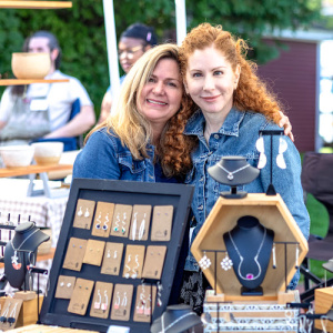 Kitty Designs booth at Art Festival.